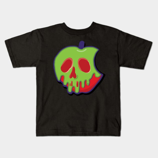 Apple Kids T-Shirt by EnchantedTikiTees